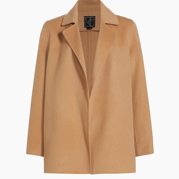 Saks Fifth Avenue Camel Trench Coat - Picture 2 of 4